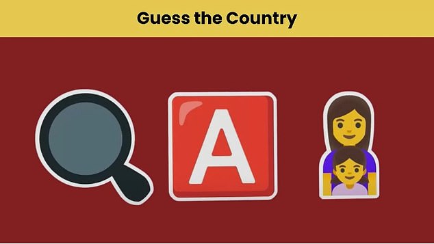 Only people with an IQ of 140 or higher can guess the name of the country in three seconds using these images