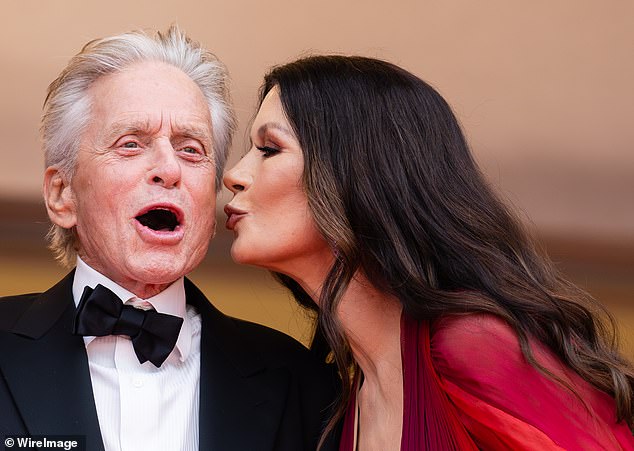 Catherine Zeta-Jones joked that she was running out of gift ideas for her husband Michael Douglas after they shared the same birthday for 25 years.