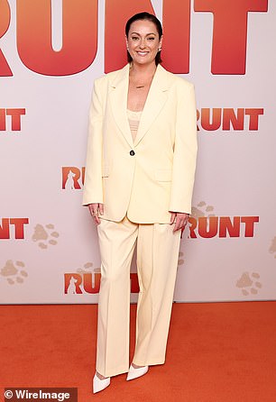 Celeste Barber put on a sophisticated show as she attended the premiere of her new film Runt in Sydney on Saturday