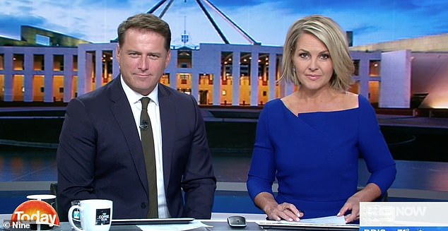 Gardner was confirmed as Lisa Wilkinson's long-awaited replacement on the Today show six years ago. But her time alongside Karl Stefanovic Stefanovic (left) was short-lived