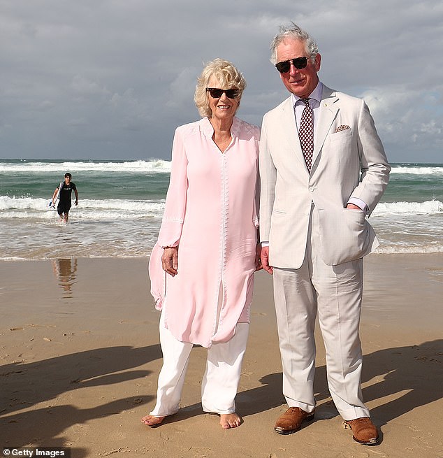 King Charles and Queen Camilla will spend six days in Australia next month in their first trip Down Under since he took the throne. They are pictured on the Gold Coast in 2018