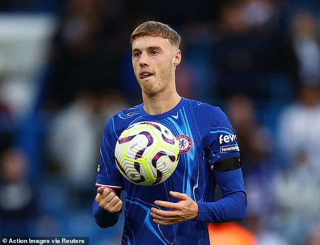 Palmer stunned fans when he became the first Premier League star to score four goals before half-time