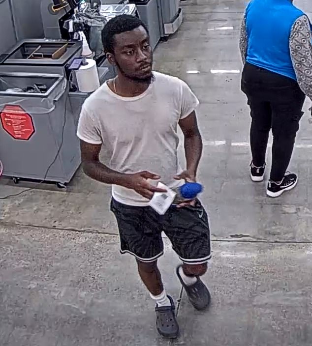 The Vance County Sheriff's Office has released footage showing Javion Magee buying a bundle of blue rope at a Walmart in Henderson, North Carolina