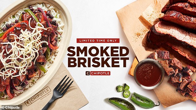 Chipotle is bringing back its smoked brisket after high demand from the manufacturer