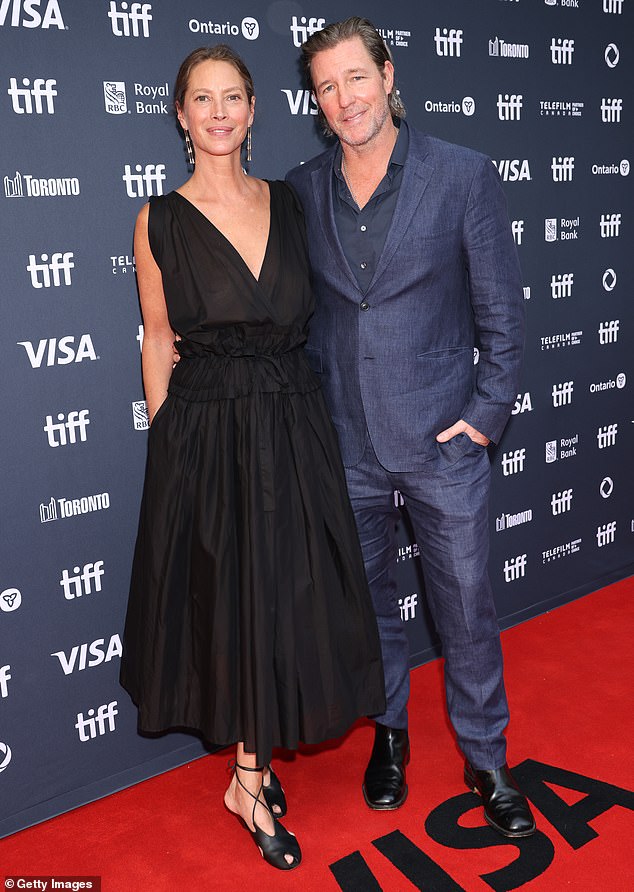 Christy Turlington took the rare step this week to wax lyrical about her husband, filmmaker Ed Burns, 56. Seen on September 11 in Toronto