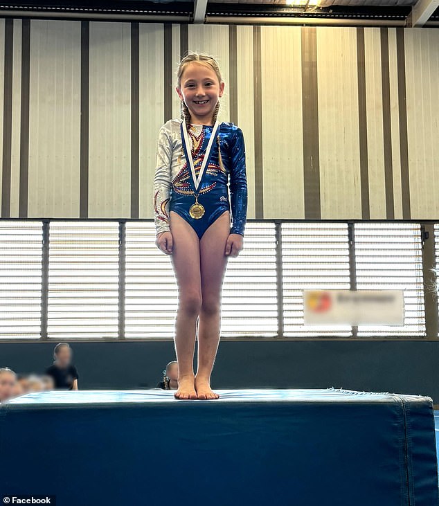 Cleo Smith has won gold in her first gymnastics competition, nearly three years after her kidnapping