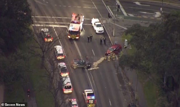 A head-on collision in Melbourne has caused chaos for commuters during the morning rush hour