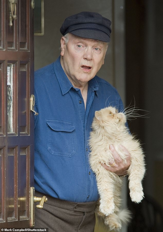 Actor Kenneth Cope, known for his roles in Coronation Street and several Carry On films, has died at the age of 93 (pictured in the soap in 2008)