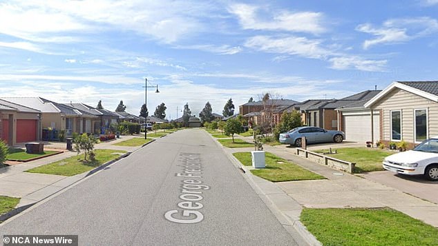 The officer was reportedly stabbed outside a house on George Frederick Road in Cranbourne West