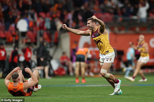 The Lions stormed home with a 15.15 (105) to 15.10 (100) victory over GWS in their semi-final