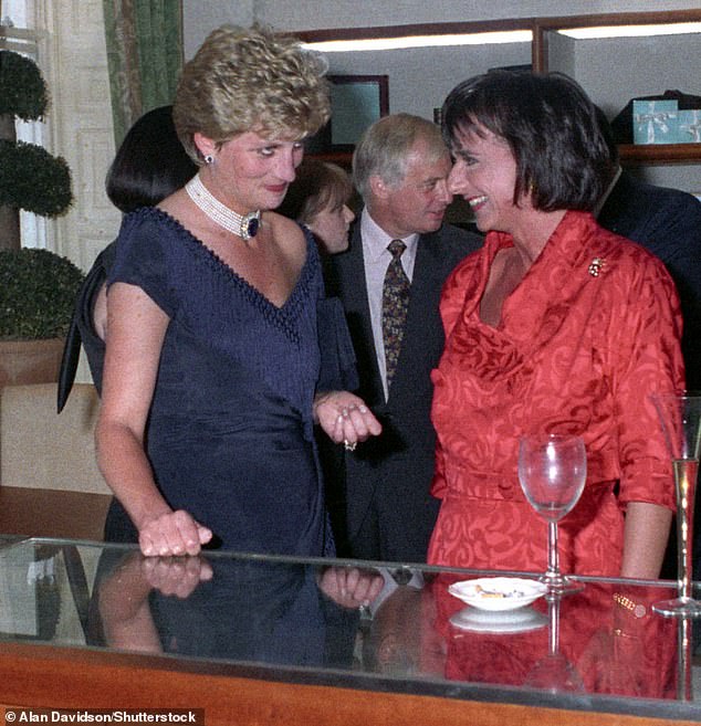 My wife Rosa Monckton was friends with Princess Diana. In 1997, Fayed tried to fire my wife as director of the jewelry store Tiffany & Co in London, when Rosa - after Diana's death - declared that her friend had no intention of marrying Dodi. Rosa is pictured here with the late princess at Tiffany & Co's summer party at the Mayfair Store in July 1993