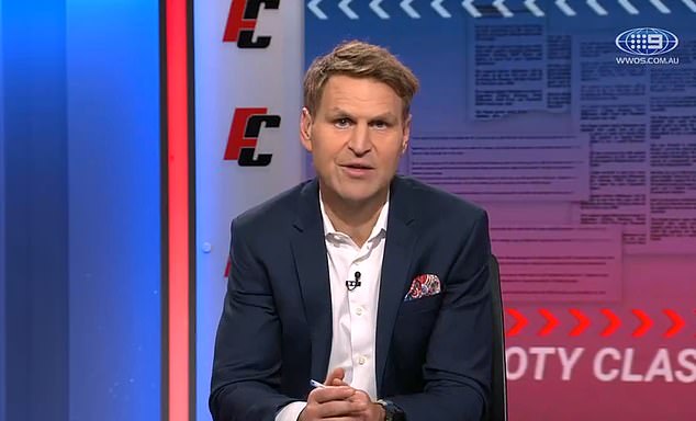 Kane Cornes (pictured) will star alongside Dale Thomas on Channel 7 next season, but it appears there's no love lost between the former AFL stars