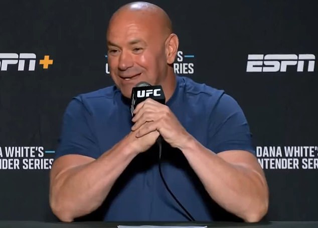 UFC president Dana White revealed he spoke with Donald Trump before Tuesday's debate