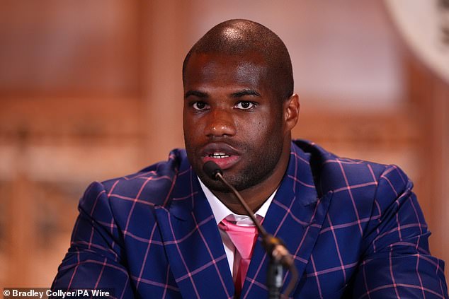 Daniel Dubois appeared to make an embarrassing blunder during his final press conference ahead of his fight against Anthony Joshua