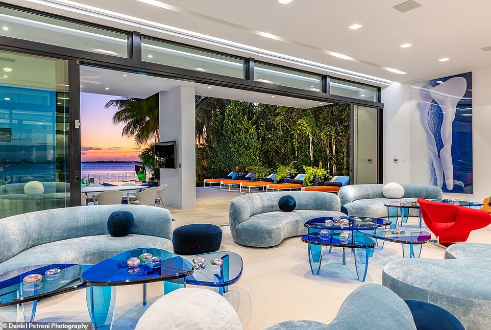 The ultra-modern homes offer airy living spaces with breathtaking views of Biscayne Bay