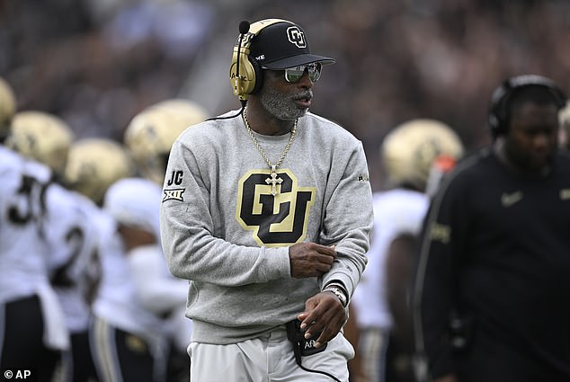 Deion Sanders and the Colorado football team partied in the locker room with Rick Ross