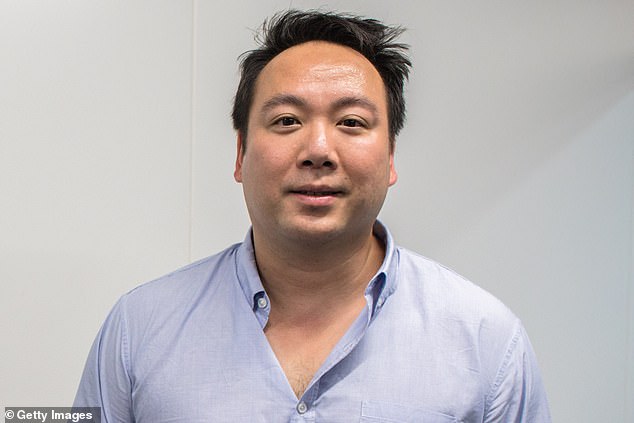 Cashing in: Deliveroo boss Will Shu (pictured) is a former banker at investment bank Morgan Stanley