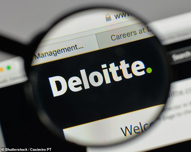 Cutting costs: Average salary for Deloitte's senior management has fallen from £1.06 million per partner to £1.012 million