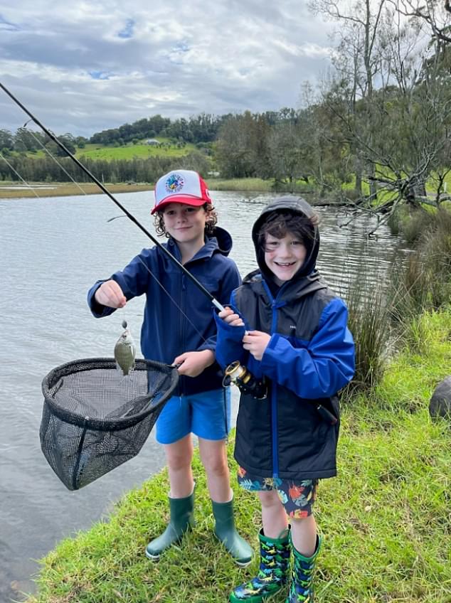 Russell and Ben Smith, aged nine and 11, were found dead in their beds by their father Nick Smith at a house on Chapman Parade in Faulconbridge just before 12.40pm on Tuesday