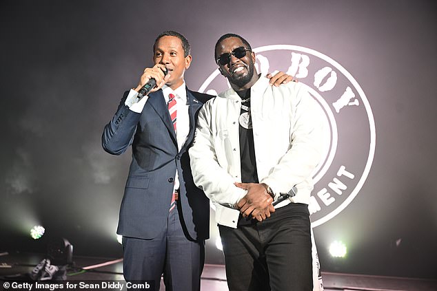 Sean 'Diddy' Combs (right) is accused of ruining the life of aspiring rapper Moses Michael Levi Barrow by forcing him to take the fall for a 1999 nightclub shooting.