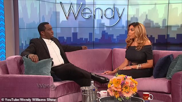 Sean 'Diddy' Combs appeared in an interview on the Wendy Williams Show in 2017, where he admitted to meeting her then 16-year-old son backstage