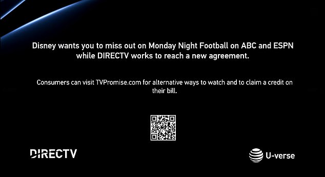 DirecTV slams Disney after customers couldn't watch Jets vs 49ers