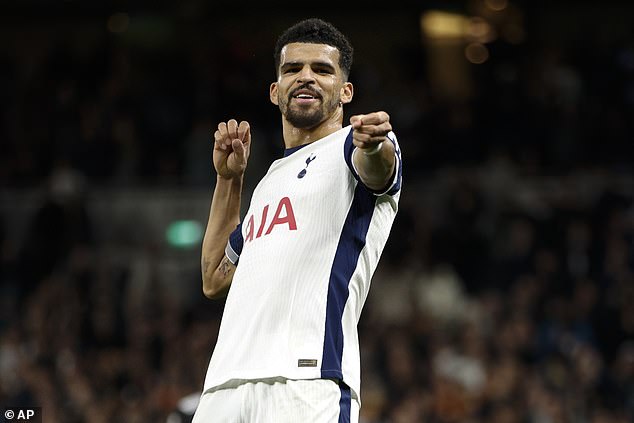 Dominic Solanke is adjusting to life at Tottenham following his £65million move this summer