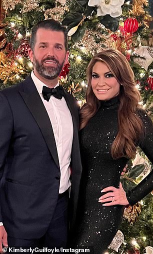 Don Jr. with fiancée Kimberly Guilfoyle