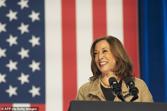 Vice President Kamala Harris has a razor-thin lead in Wisconsin and Michigan with seven weeks until Election Day, according to a new poll