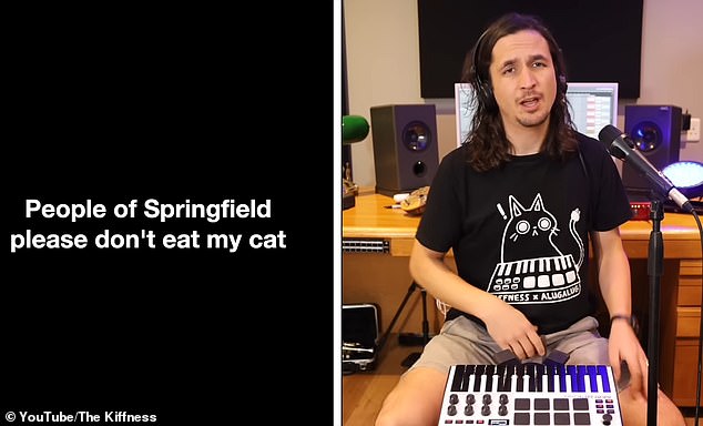 David Scott, also known as Kiffness online, is a South African musician who created the viral remix of Trump's fake quote 'they're eating the cats'