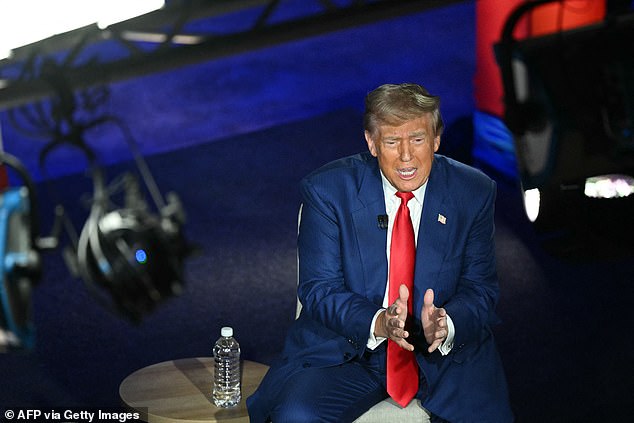 Donald Trump lashed out at ABC News after he claimed the network will help Kamala Harris 