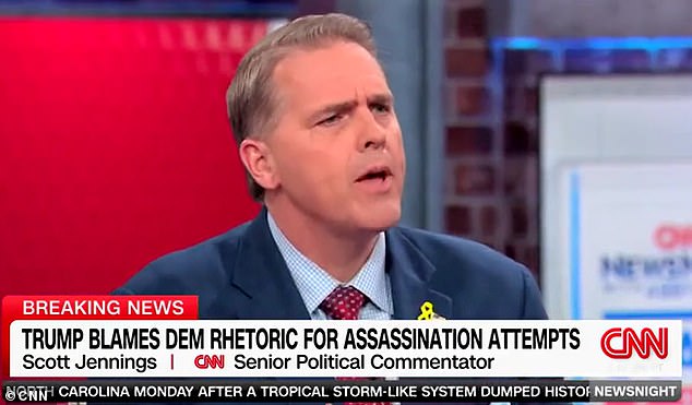 CNN pundit Scott Jennings accused the network of repeatedly allowing Donald Trump's comments to be taken out of context to stoke fear and anger