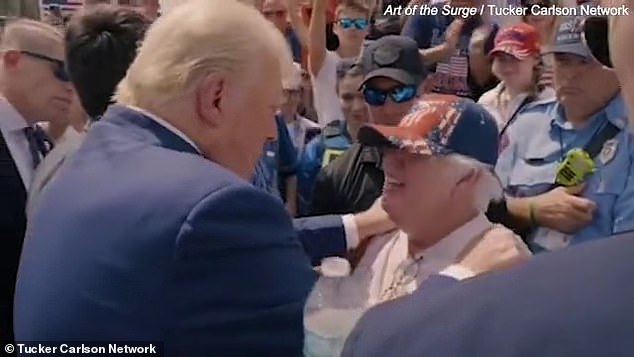 It was less than two weeks ago that Trump hugged a struggling supporter after she fainted at his rally in North Carolina, telling her, 