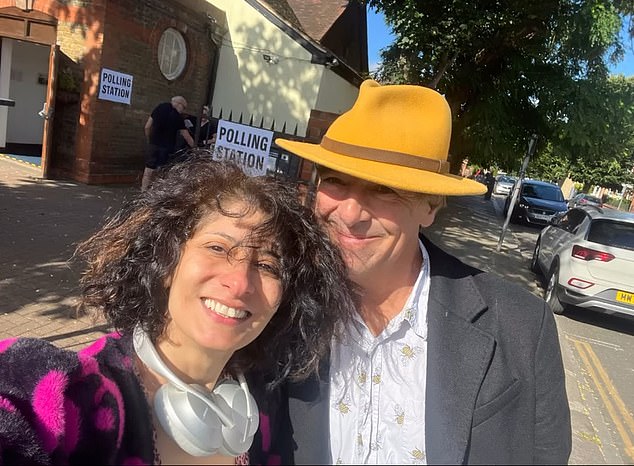 I hear Mark Steel is back together with I'm a Celebrity star Shappi Khorsandi