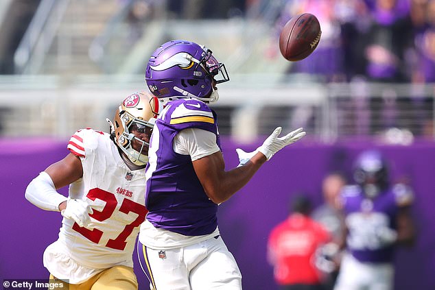 Justin Jefferson's 97-yard touchdown catch was one of the highlights of Sunday's NFL competition