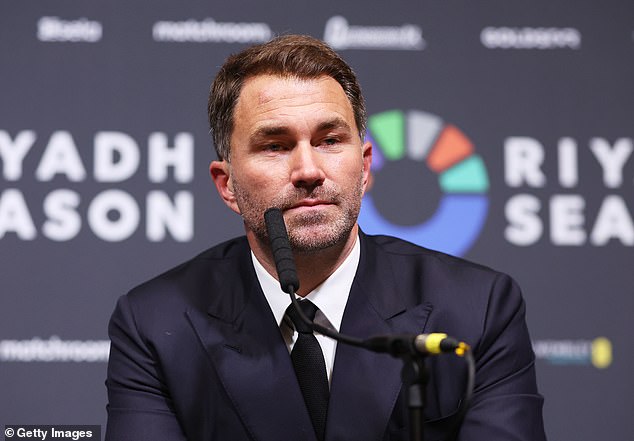 Eddie Hearn has said he would play the Saudi national anthem at every fight if asked