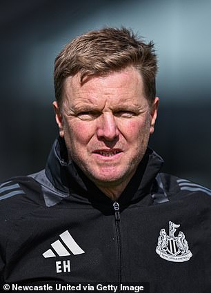 Eddie Howe (pictured above) has responded to Paul Mitchell's claims that Newcastle's transfer strategy is 'not fit for purpose'