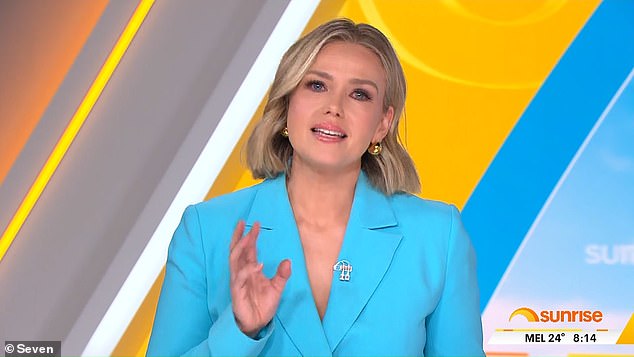 On Friday, Edwina revealed she has been diagnosed with cancer in a tear-jerking on-air confession on Sunrise. The TV star broke down as she shared: 'I've been diagnosed with cancer'