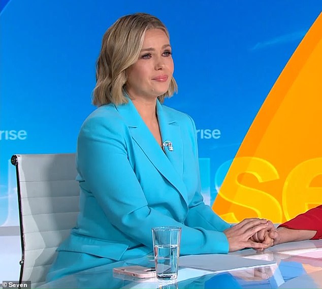 Edwina Bartholomew (pictured) has made a surprise return to Sunrise after taking time off following her shock cancer diagnosis