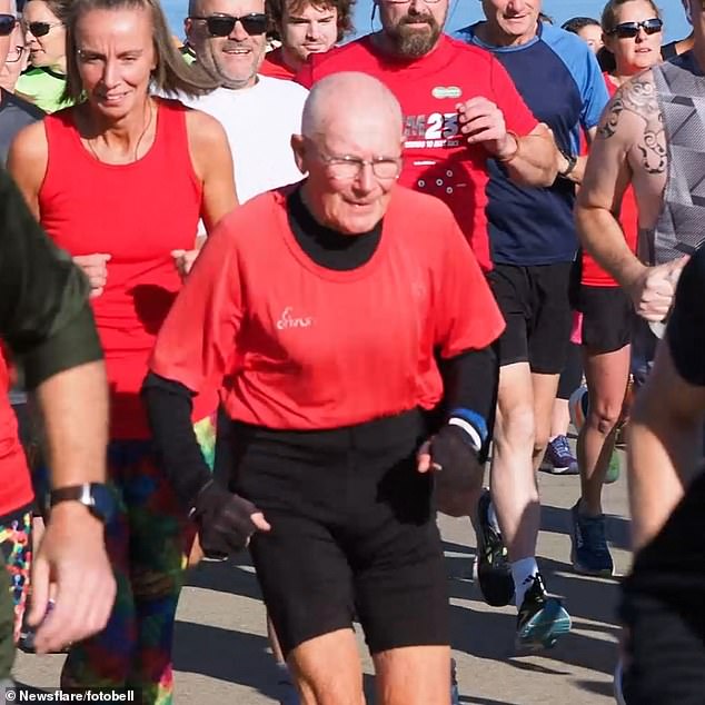 Denis Payne completed an astonishing 250th Parkrun this morning at the age of 89