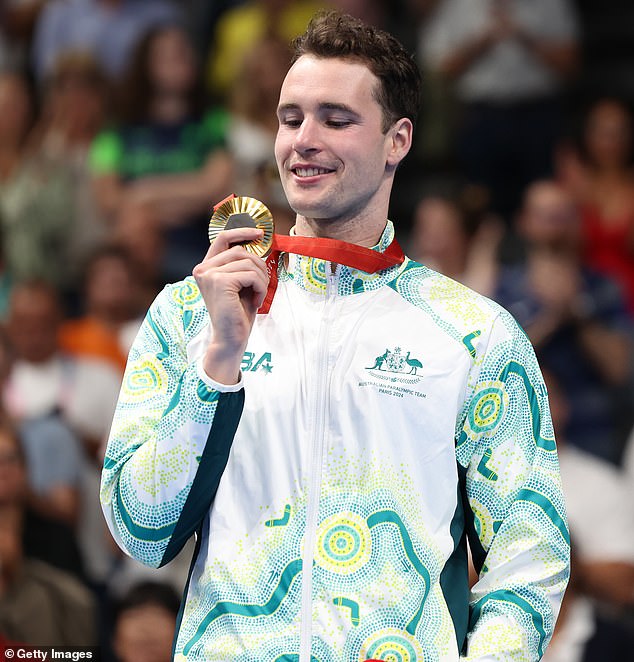 Ben Hance's individual gold medal follows a silver medal as a member of the Australian mixed 4x100m freestyle S14 relay team