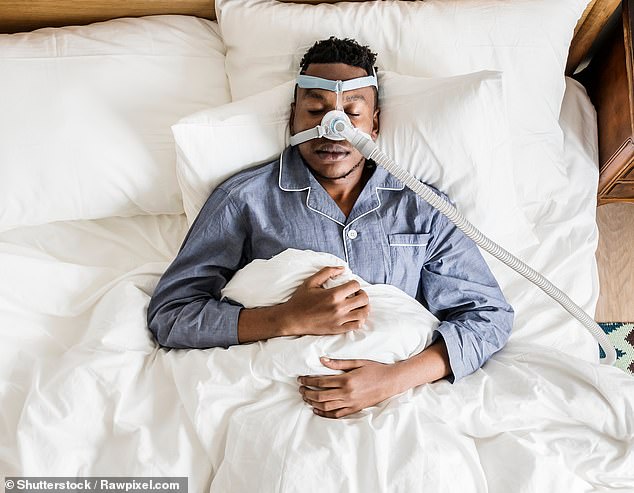 The typical treatment for obstructive sleep apnea involves the patient using a mechanical mask that pumps fresh air into the nose and mouth while sleeping.