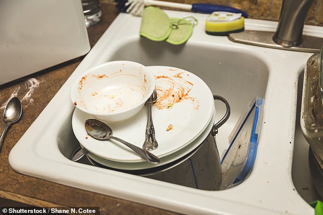 A 7-year-old autistic boy was pushed back against a wooden table and hit his head, causing a brain haemorrhage, when he refused to do the dishes and kicked at his foster mother (stock image)