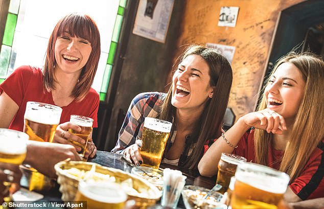 For women, moderate drinking is defined as one drink or less per day - a total of seven per week. Heavy drinking is defined as eight or more drinks per week.