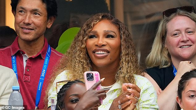 Serena Williams attends day seven of the 2024 US Open Tennis Championships in New York. The tennis star previously revealed that she suffers from migraines and takes prescription medication to cope with them