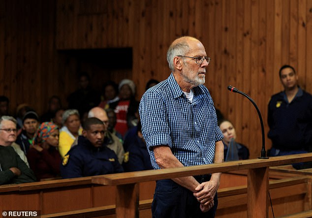 Christoffel Johannes Stoman, 70, appears in the Vredendal court on charges of deliberately running over Khwezi Jantjies, a six-year-old child