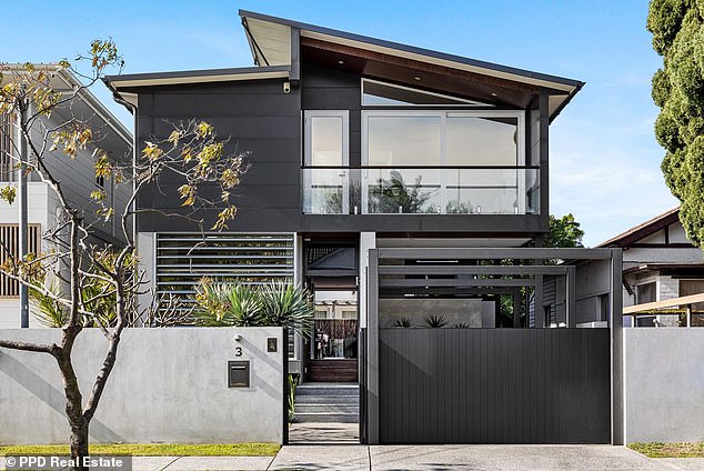 The Darling Point man made the winning bid on the four-bedroom home (pictured), which had a reserve price of $7 million