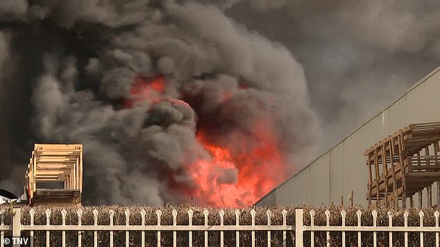 Firefighters have rushed to the scene of a major factory fire in Moorebank, south-west Sydney