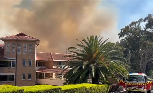 More than 100 residents in the area surrounding Maybrook Retirement Village were unable to evacuate when alerted to the fire and instead stayed put.