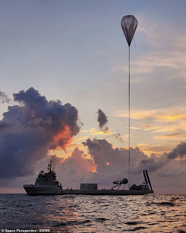 Space Perspective launched the second unmanned flight test of its Neptune spacecraft on Tuesday